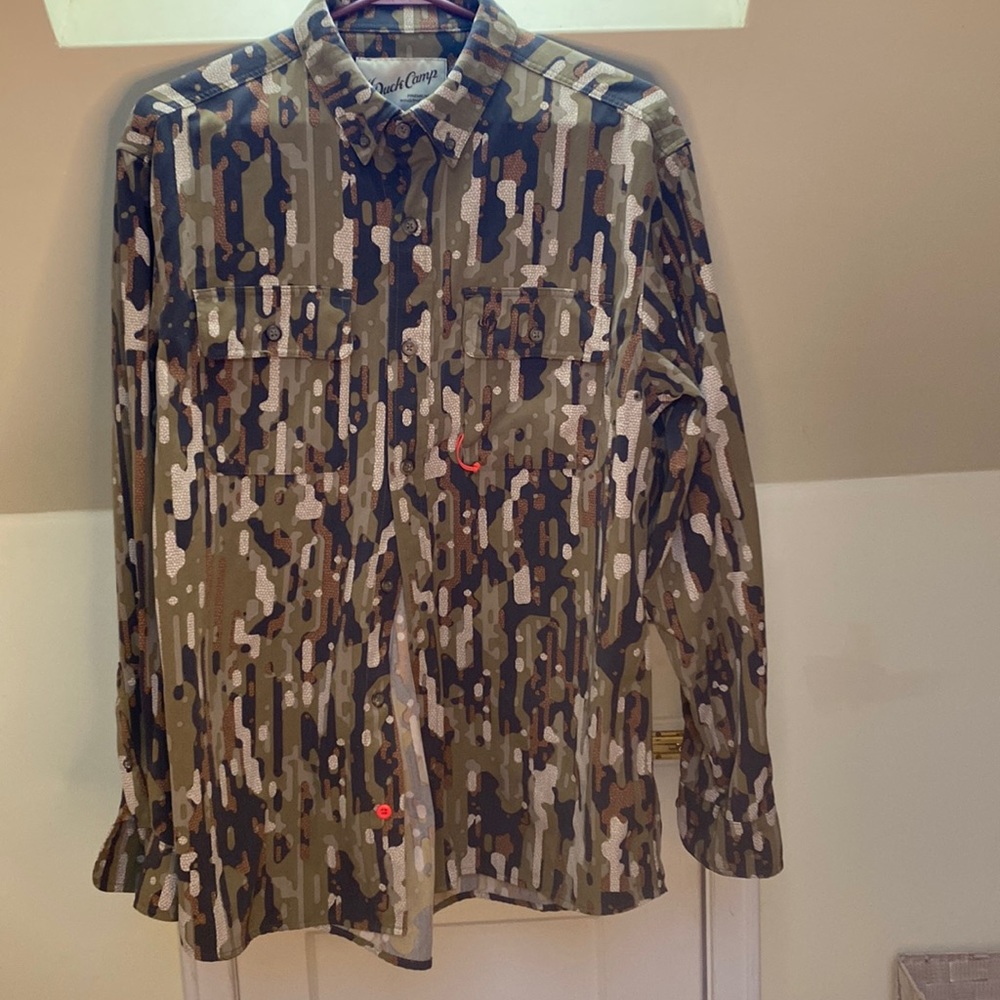 Duck Camp Mid Weight Camouflage Button down shirt